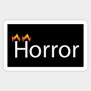 Horror artistic text design Sticker